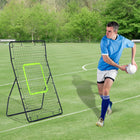 Soozier Volleyball Rebounder Net - Baseball Lacrosse Training Aid-Strike zone target ribbon enhances throwing and fielding skills 