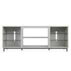 Manhattan Comfort Brighton 60" Modern TV Stand - Beige-Modern Free Standing TV Stand for Living Room and Bedroom use