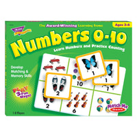 Trend enterprises Numbers 0-10 Match Me Game-Age group and grade: Ages 3 - 6 and grades pre school - kindergarten