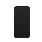 General Supply Goods + Co iPhone 12/12 Pro Vegan Leather Case with Metallic Buttons and MagSafe Compatible - Black-Soft vegan leather