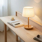 Decent Living Wooden Base Table Lamp - 2 Pack-Power Consumption: Max. 10W
