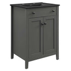 Modway Nantucket 24" Bathroom Vanity - Grey/Black-7