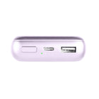 LOGiiX Piston Power 20000 mAh Aluminium Power Bank - Lavender-Charge up to 2 devices simultaneously with additional built-in USB-A port