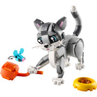 LEGO Creator Playful Cat - 407 Pieces-Play out stories with 3 pets: a Playful Cat, a cheerful dog and a curious pigeon