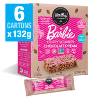 Healthy Crunch Barbie Chocolate Dream Crispy Squares - 22g - 36 Pack-Gluten-free