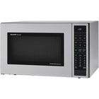 Sharp 1.5 cu. ft. 900W Stainless Steel Convection Microwave Oven - Black-Sensor Cook Menu for Precise Cooking and Reheating