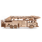 EWA Eco-Wood-Art Fire Truck 3D Wooden STEM Construction Kit - Set of 439-Clear colorful step-by-step assembly instructions