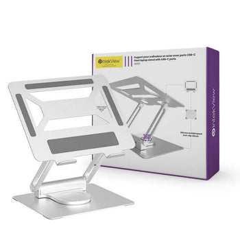Intekview Steel Laptop Holder with USB-C Port | staples.ca