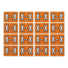 Pendaflex A-Z Light Brown End Tab Filing Labels - X - 240 Pack-Compatible with DataFile L8701 series labels