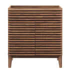 Modway Render 30" Bathroom Vanity Cabinet - Walnut-Mid-Century Modern Style