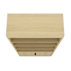 Manhattan Comfort 2-Piece Rivington 40" Modern 4-Shelf Bookcase Cabinet - Natural Oak-10
