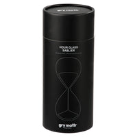 Gry Mattr Desktop Hourglass - 30 Minutes - Black-Printed Tube Packaging