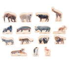 TickiT Wooden Wild Animal Blocks - Set of 15-Inspire imagination: Stack, build small worlds, and role play with these blocks. They can lay flat or stand upright!