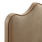 Modway Athena Stain-Resistant Performance Velvet King Size Headboard - Taupe-7