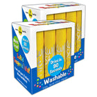 Kwik Stix Solid Tempera Paint Sticks - Yellow - 12/Pack - 2 Pack-Individual coloured Kwik Stix for the ones you use the most!