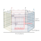 PawHut Pet Playpen Portable Hexagon Dog Exercise Fence for Outdoor-Compact size for easy transport and storage