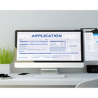 Mount-It! Monitor Copyholder Document Clip - Black-Lifetime Limited Manufacturer Warranty