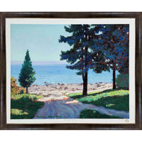 Autumn Sunlight Georgian Bay by Franz Johnston - Framed Print - 34" x 30"-High-quality art print professionally matted and framed