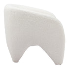 Zuo Lopta Accent Chair - White-3 year limited warranty