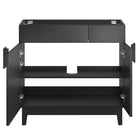 Modway Miles 36" Bathroom Vanity Cabinet - Black-8