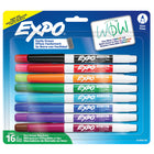 Expo Low Odour Dry Erase Markers - Fine Tip - Assorted Colours - 16 Pack-Dry Erase