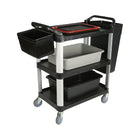 Globe Commercial Utility Cart-Accommodates up to 400 lbs of total weight