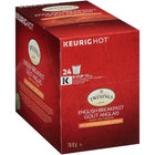 Twinings of London English Breakfast Decaf K-Cup - 24 Pack-Ingredients: Decaffeinated Black Tea