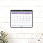 AT-A-GLANCE 2026 Monthly Wall Calendar with Sleeve - 8-1/8" H x 11" W - Bilingual-Vinyl pocket-style closure allows for easy removal and better protection of pages and is three-hole punched for binder use and/or hanging