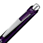 Pentel EnerGel Dark Colours Retractable Gel Roller Pen - 0.7mm - Bordeaux Black-Sleek & stylish barrel design with metal accents for a professional look