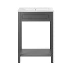 Modway Altura 24" Bathroom Vanity - Grey/White-Assembly Required