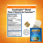 Twinings Goodnight Blend Herbal Tea Bags - 50 Pack-Steep one tea bag in freshly boiled water for 3 to 4 minutes according to desired strength