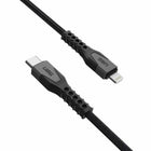 UAG Rugged Kevlar Core USB-C to Lightning Charge/Sync Cable 5ft - Black/Grey-5ft. (1.5m) Length