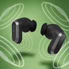 Philips TAT7000 True Wireless Headphones - Black-IPX4 and Comfy In-Ear Fit - An IPX4 rating means these buds can handle the moisture if you sweat, and a little light rain won’t bother them either. You get three sizes of silicone ear tips for the perfect fit, and you can customize how the earbud touch controls are set up via the Philips Headphones companion app.