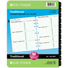 Day-Timer 2027 Tabbed Weekly Planner Refill Folio Size - 11" x 8-1/2" - English-Page size: 11" H x 8-1/2" W