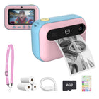 myFirst New Camera Insta 20 Kids Print Digital Camera - Cotton Candy-The myFirst Camera Insta 20 combines instant print and digital camera functions—offering immediate gratification from instant prints, memory-saving via digital mode, and preloaded fun frames, making it a perfect Christmas/birthday gift for creative kids who love photos and selfies. it also has a safe, child-friendly design with non-toxic, BPA-free materials for parents’ peace of mind
