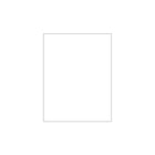 Spicers White Laser Labels - Blank Un-coated - 8-1/2" x 11" Sheets - 1 up - 250 Pack-Blank shipping label