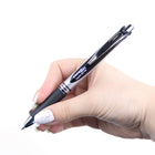 Pentel EnerGel Retractable Gel Roller - 0.7mm - Black Pen &  Refill Set-Sleek & stylish barrel design with metal accents for a professional look
