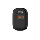 Evry 20W USB-A & USB-C Wall Charger - Black-2.4" L x 1.2" W x 1.7" H