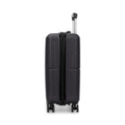 Swiss Mobility LYS 21.5" Hardside Carry-on Luggage - Black-Double 360-degree spinner wheels for precise control and smooth, quiet rolling (8 wheels)