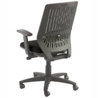 Nightingale Bless Mesh Back With Upholstered Seat Chair - Black-Self-weighted mechanism for the perfect tension control with tilt lock, pneumatic height adjustment, and built-in seat slide controller