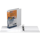 QuickFit View Binder - Round Ring - 1.5" - White - 6 Pack-Round Ring, 3 Rings, Non-Locking