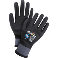 Zenith Safety Full Dip Coat Gloves - Size 9 - 12 Pack-15-gauge seamless nylon/spandex shell with 100% acrylic lining for superior cold protection