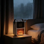 Warrmth Portable Mini Electric Fireplace Heater - White-6