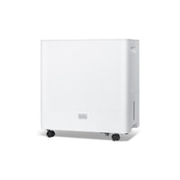 BLACK+DECKER 650 Sq. Ft. Dehumidifier for Large Spaces and Basements-THE IDEAL DEHUMIDIFER FOR HOME BASEMENTS, BATHROOMS & CLOSETS - The detachable 12.68 pint water tank removes up to 50 pints of water from the air per day and dehumidifies rooms up to 650 sq. ft. (2019 DOE Standards) / 4,500 sq. ft. (2012 DOE Standards), providing humidity control in the cellar, RV, boat, garage and bedroom. Quiet at 51 dB. UL Safety Certified and 115 volts.