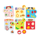 Banana Panda Let's Play Yummy Bingo 30-Piece Set-Play and Learn - our Let's Play games for toddlers, like Yummy Bingo, are fun and educational! This game is great for training perception, memory, concentration and logical thinking
