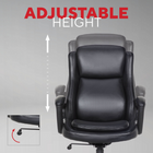 Staples Massage Chair - Black-Adjustable recline and tilt tension control