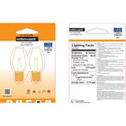 Northern Stars LED Light Bulb LE-1C7/WW/2PK 2700K 120V 0.75W E12 50 - Night Light Clear - 10 Pack-Warm White
