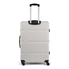 Bondstreet 3-Piece Hardside Luggage Set - ABS - White-Signature lined interior with dividing panel, practical pockets, and tightening straps to keep content organized and in place