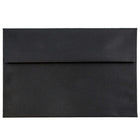 JAM Paper Gummed A7 Square Invitation Envelopes - 5 1/4" x 7 1/4" - Black - 25 Pack-Our envelopes are made from 30% recycled 32 lb paper and feature a straight flap gum closure with a linen finish
