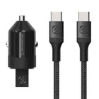 Scosche USB-C Power Delivery Mini Car Charger - Black-Safe and Durable: Equipped with advanced safety features, our USB-C car charger plug ensures cooler and more efficient charging